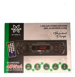 Autoestéreo Atomic Audio Silver300 Bluetooth Usb Mp3 Aux Fm 1 Din - Audioshop México lo mejor en Car Audio en México -  Atomic Audio