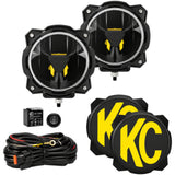 Faros LED KC HiLiTES 91401 Gravity Titan 6PLG Off-Road Ámbar