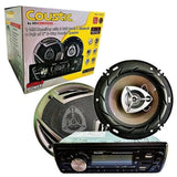 Paquete Coustic CO-PK300 Estéreo 1 DIN + 2 Bocinas 6 PLG BLTH 250W - Audioshop México lo mejor en Car Audio en México -  Coustic