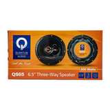 Set de Bocinas Medios Rangos Quantum QS65 200 Watts Max 6.5 Pulgadas 4 Ohms 3 Vías - Audioshop México lo mejor en Car Audio en México -  Quantum