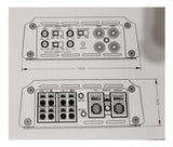 Mini Amplificador 4 Canales MTX TNL600-4 1200 Watts Clase D - Audioshop México lo mejor en Car Audio en México -  MTX Audio