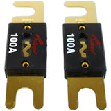 Fusibles Audiopipe ANL-100A 100A Chapado Oro 24K - Audioshop México lo mejor en Car Audio en México -  Audiopipe