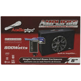 Subwoofer Amplificado Audiopipe AP-MINIB-800A 800W 8 PLG - Audioshop México lo mejor en Car Audio en México -  Audiopipe