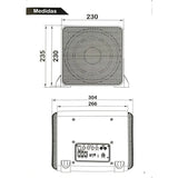 Doble Subwoofer Amplificado MTX Audio BOOMBOX8 1000W 8 PLG