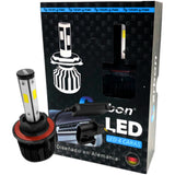 Kit Led Carbon 55 Watts CARLED H4 9007 H13 H/L Alta/baja H1 H3 9005 9006 H7 H11 4 Caras 6000K Blanco - Audioshop México lo mejor en Car Audio en México -  Carbon LED
