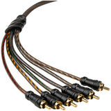 Cable RCA Audiopipe CPP-MC6 6 Canales 6FT Interconexión - imagen 1
