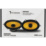 Bocinas Coaxiales Diamond Audio DMDX68 6x8 PLG 150W 2 Vias
