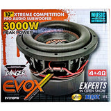 Subwoofer profesional Evox EVX10PW 10 PLG Doble Bobina 3000W - Audioshop México lo mejor en Car Audio en México -  Evox