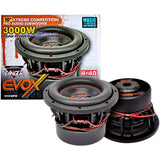 Subwoofer profesional Evox EVX10PW 10 PLG Doble Bobina 3000W - Audioshop México lo mejor en Car Audio en México -  Evox