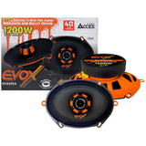 Medios Rangos con Tweeter Evox EVX57CX 5x7 PLG 1200W - Audioshop México lo mejor en Car Audio en México -  Evox