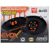 Medios Rangos con Tweeter Evox EVX57CX 5x7 PLG 1200W - Audioshop México lo mejor en Car Audio en México -  Evox
