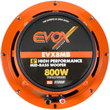 Medio Bajo de Alto Rendimiento Evox EVX8MB 8 PLG 800W - Audioshop México lo mejor en Car Audio en México -  Evox