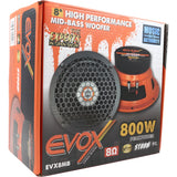 Medio Bajo de Alto Rendimiento Evox EVX8MB 8 PLG 800W - Audioshop México lo mejor en Car Audio en México -  Evox