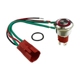 Interruptor Marino Push Pipeman's IS-EP-WS1220RED Indicador Rojo