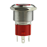 Interruptor Marino Push Pipeman's IS-EP-WS1220RED Indicador Rojo