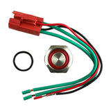 Interruptor Marino Push Pipeman's IS-EP-WS1220RED Indicador Rojo