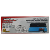 Espejo Retrovisor 2 Cámaras Delantera Reversa Pipeman's