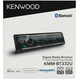 Autoestéreo Kenwood KMM-BT332U BT USB Alexa 13B EQ 1DIN - Audioshop México lo mejor en Car Audio en México -  Kenwood