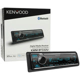 Autoestéreo Kenwood KMM-BT332U BT USB Alexa 13B EQ 1DIN - Audioshop México lo mejor en Car Audio en México -  Kenwood