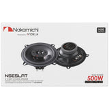 Bocinas Coaxiales Nakamichi NSE5LAT 5.25 PLG Slim 500W