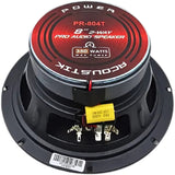Bocinas de Medios Power Acoustik PR-804T 8PLG 350W Open Show - Audioshop México lo mejor en Car Audio en México -  Power Acoustik