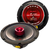Bocinas de Medios Power Acoustik PR-804T 8PLG 350W Open Show - Audioshop México lo mejor en Car Audio en México -  Power Acoustik