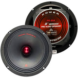Bocinas de Medio Rango Power Acoustik PR-804 8 PLG 350W - Audioshop México lo mejor en Car Audio en México -  Power Acoustik