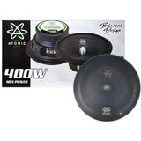 Par de Medios Rangos Atomic Audio QUANTUM65 6.5 PLG 400W - Audioshop México lo mejor en Car Audio en México -  Atomic Audio