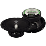 Par Medios Rango Atomic Audio QUANTUM8 600W 8 PLG 4 Ohms