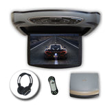 Pantalla de Techo para Automóvil Rock Series RKS-RM1330 13.3" con Audífonos IR infrarrojo y Control Remoto - Audioshop México lo mejor en Car Audio en México -  Rock Series