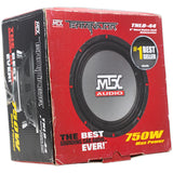 Subwoofer MTX Audio TNL8-44 8 PLG 800W 4 Ohms - Audioshop México lo mejor en Car Audio en México -  MTX Audio