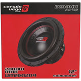 Subwoofer Cerwin Vega VMAX12D4 12 PLG 2000W Doble Bobina 4O
