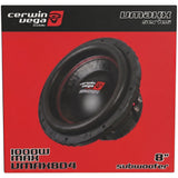 Subwoofer Cerwin Vega VMAX8D4 8 PLG 1000W Doble Bobina 4 Ohm
