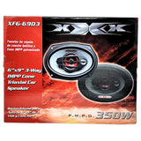 Bocina triaxial Audiopipe XFG-6903 de 6x9 PLG 350W