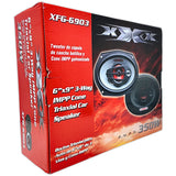 Bocina triaxial Audiopipe XFG-6903 de 6x9 PLG 350W