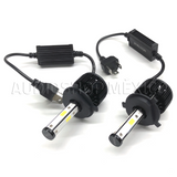 Kit Led Carbon 55 Watts CARLED H4 9007 H13 H/L Alta/baja H1 H3 9005 9006 H7 H11 4 Caras 6000K Blanco - Audioshop México lo mejor en Car Audio en México -  Carbon LED