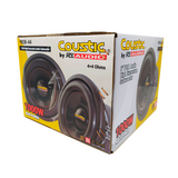 Subwoofer Doble Bobina Coustic PRO8-44 1000 Watts 8 Pulgadas 4 + 4 Ohms DVC - Audioshop México lo mejor en Car Audio en México -  Coustic