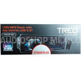 Estéreo 1 DIN Desmontable Treo TREOF1BT MP3 con APP, USB, BT Salida para Subwoofer y Control Remoto - Audioshop México lo mejor en Car Audio en México -  Treo