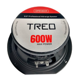 Medio Rango Open Show Profesional Treo OPEN6XR 500 Watts 6.5 Pulgadas 4 Ohms (Venta individual) - Audioshop México lo mejor en Car Audio en México -  Treo