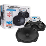 Medio Rango Audio Labs ADL-69MR2 700W 6×9 PLG Open Show