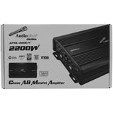 Amplificador Audiopipe 4 Canales 2200W Clase AB APXL22004