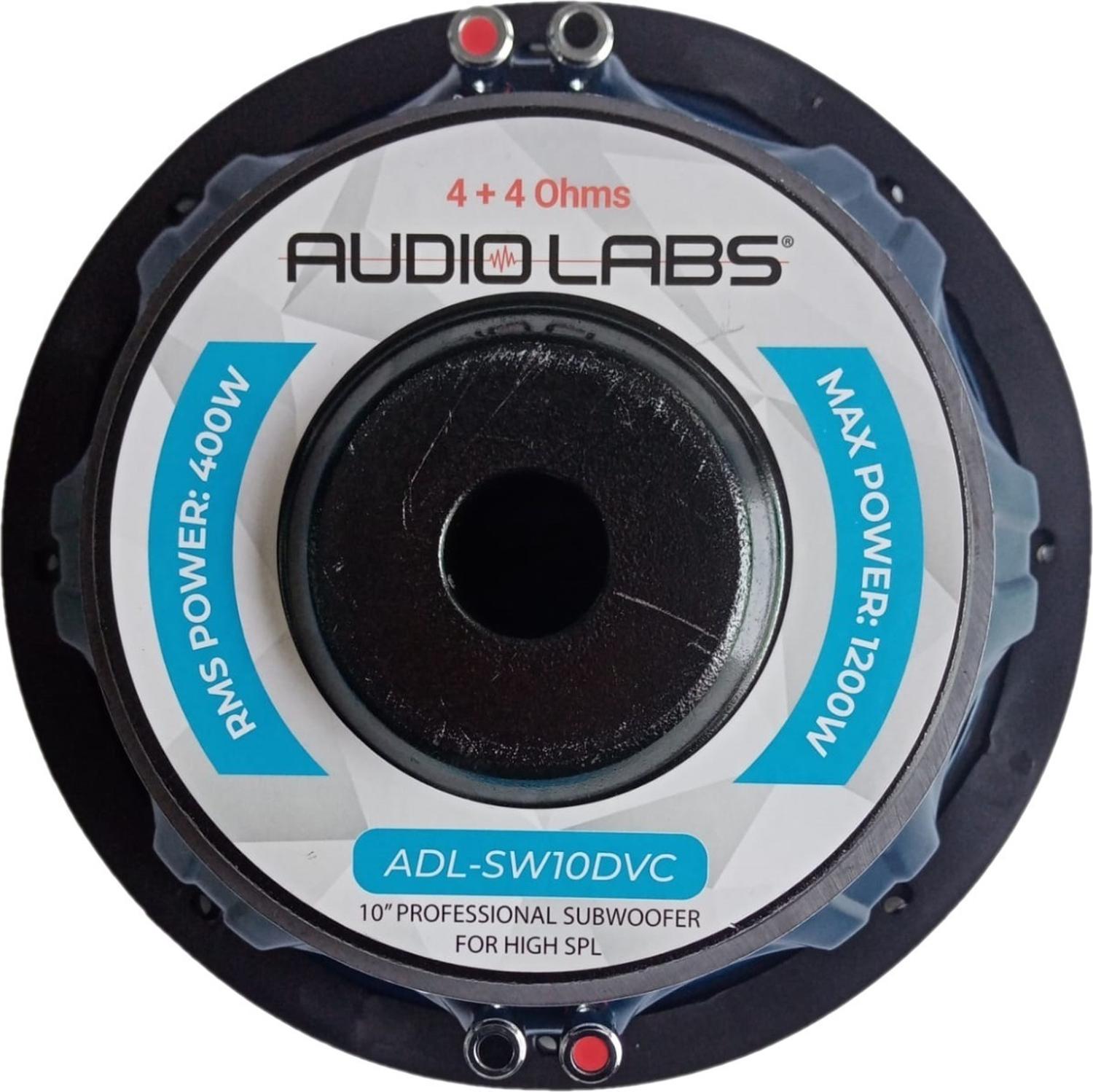 Subwoofer Profesional Audio Labs ADL-SW10DVC 700 Watts 10 Pulgadas 4 Ohms Open Show para High SPL Do - Audioshop México lo mejor en Car Audio en México -  Audio Labs