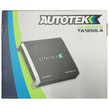 Amplificador 4 Canales Autotek TA1255.4 1255 Watts Clase AB - Audioshop México lo mejor en Car Audio en México -  Autotek