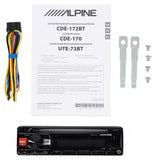 Autoestéreo Receptor 1 DIN Alpine CDE-170 con CD, USB, AUX, MP3 y RCA - Audioshop México lo mejor en Car Audio en México -  Alpine