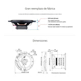Bocinas Coaxiales para Auto JVC CS-DF620 300 Watts 6.5 Pulgadas 4 Ohms - Audioshop México lo mejor en Car Audio en México -  JVC