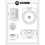 Set de Medios Profesional DB Drive WDX65C 500 Watts 6.5 - Audioshop México lo mejor en Car Audio en México -  DB Drive