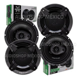 Paquete de 4 Bocinas Atomic Audio IRON65 800 Watts 6.5 Pulgadas 4 Ohms 3 Vías