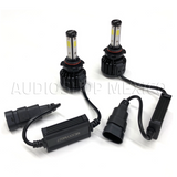 Kit Led Carbon 55 Watts CARLED H4 9007 H13 H/L Alta/baja H1 H3 9005 9006 H7 H11 4 Caras 6000K Blanco - Audioshop México lo mejor en Car Audio en México -  Carbon LED