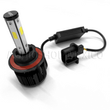 Kit Led Carbon 55 Watts CARLED H4 9007 H13 H/L Alta/baja H1 H3 9005 9006 H7 H11 4 Caras 6000K Blanco - Audioshop México lo mejor en Car Audio en México -  Carbon LED