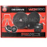 Set de Medios Profesional DB Drive WDX65C 500 Watts 6.5 - Audioshop México lo mejor en Car Audio en México -  DB Drive